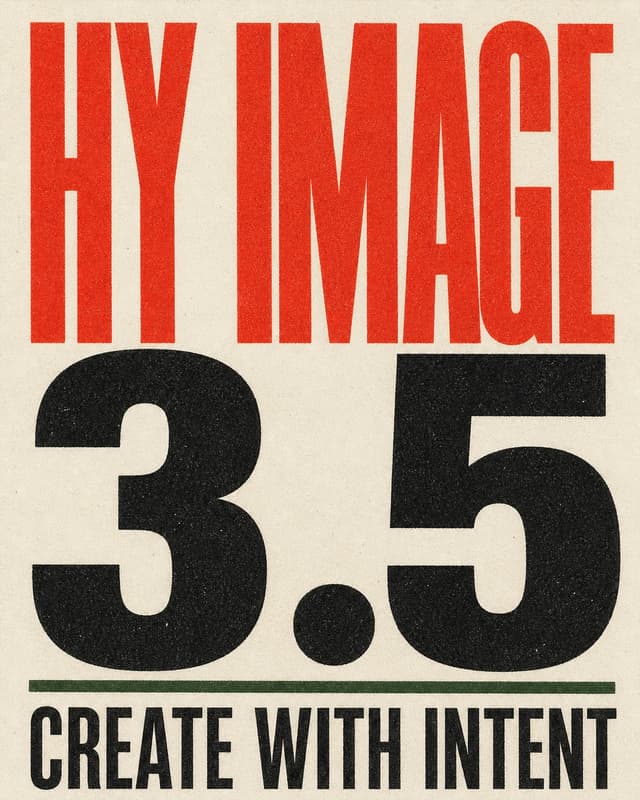 Typographic poster